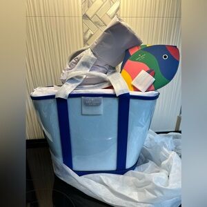 Kate Spade What A Catch Top Handle Clear Fish Tote and Pouch Set